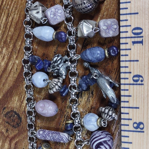 Three Ladies Animal Charm Necklace - Picture 11 of 12